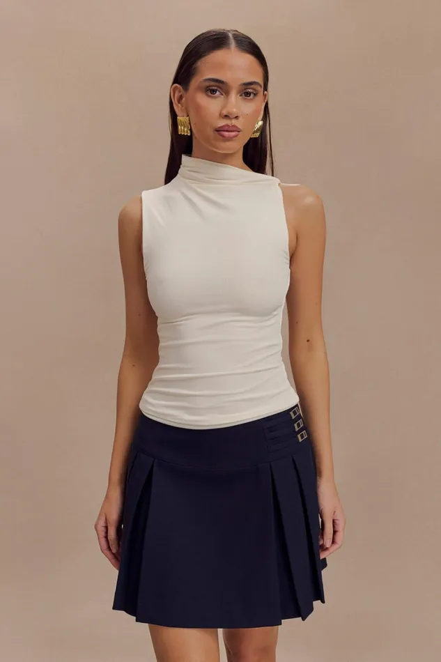 Women Meshki Tops Hadleigh Sleeveless Slinky Top 8211 Ivory
