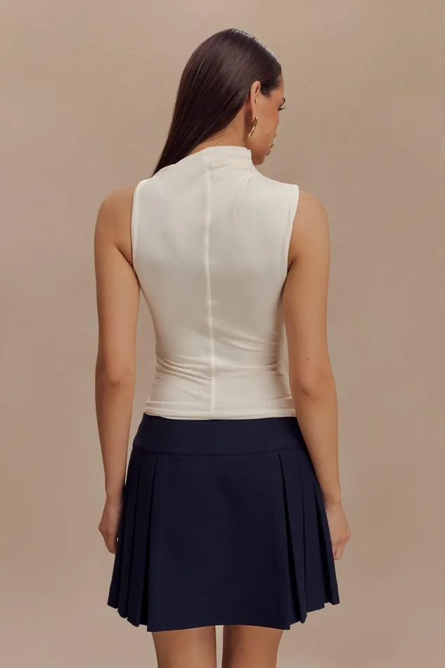 Women Meshki Tops Hadleigh Sleeveless Slinky Top 8211 Ivory