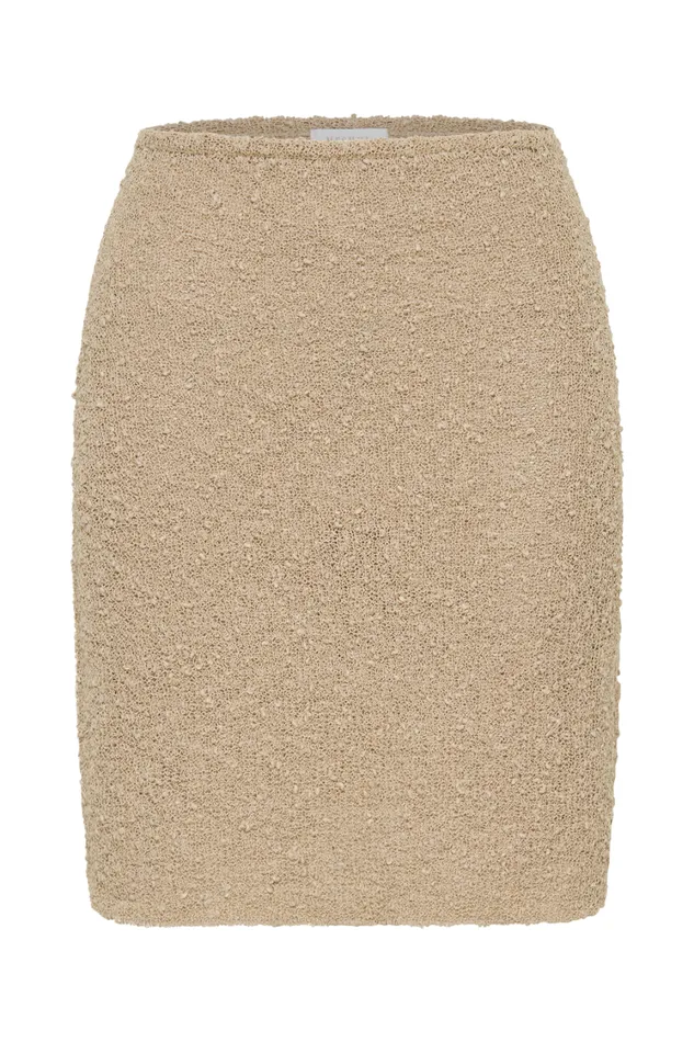 Women Meshki Tops Irma Strapless Boucle Top 8211 Wheat