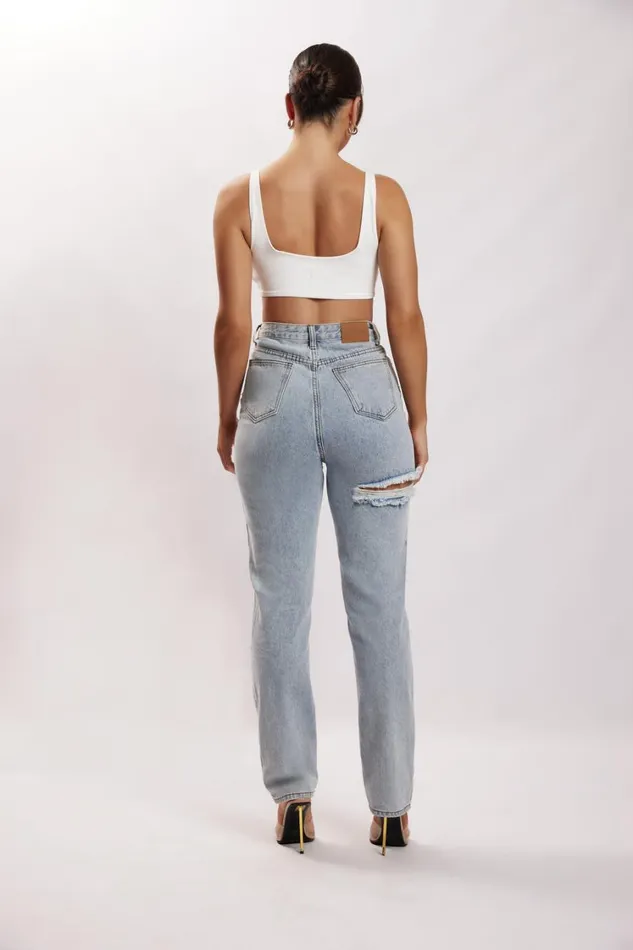 Women Meshki Tops Jemma Scoop Neck Super Crop Top 8211 White Women Meshki Tops Jemma Scoop Neck Super Crop Top 8211 White