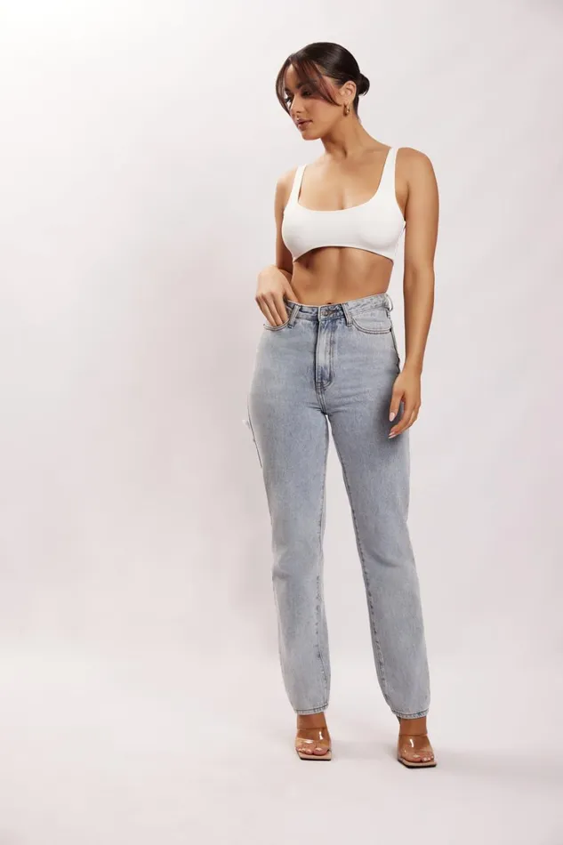 Women Meshki Tops Jemma Scoop Neck Super Crop Top 8211 White Women Meshki Tops Jemma Scoop Neck Super Crop Top 8211 White