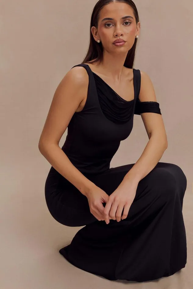 Women Meshki Tops Jules Recycled Nylon And Mesh Sleeveless Top 8211 Black