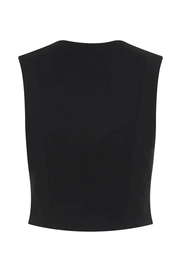 Women Meshki Tops Keely Cotton Sleeveless Top 8211 Black