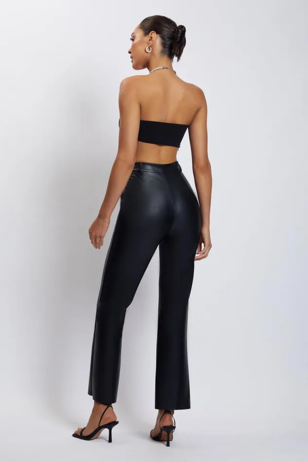 Women Meshki Tops Lea Diamante Chain Halter Neck Crop Top 8211 Black Women Meshki Tops Lea Diamante Chain Halter Neck Crop Top 8211 Black