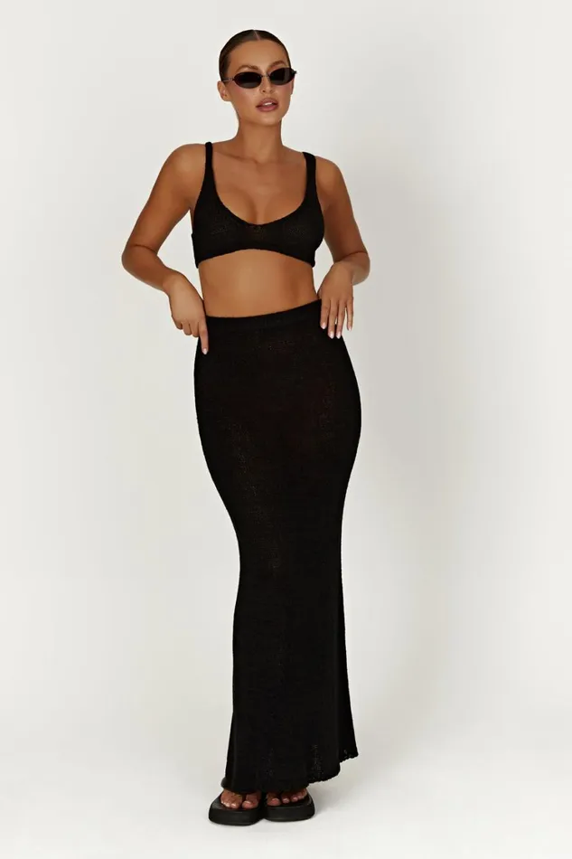 Women Meshki Tops Mary Knit Bralette 8211 Black Women Meshki Tops Mary Knit Bralette 8211 Black