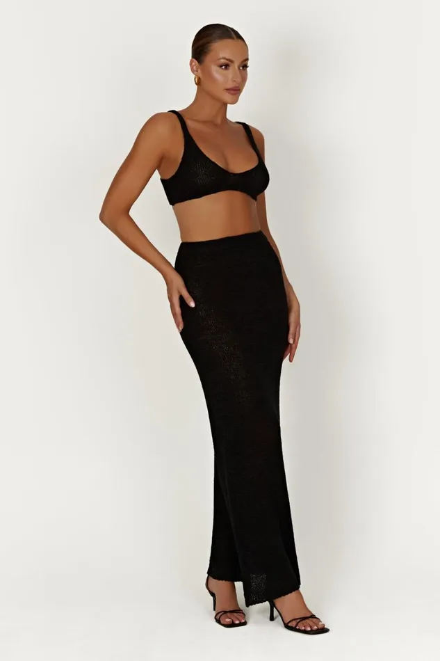 Women Meshki Tops Mary Knit Bralette 8211 Black Women Meshki Tops Mary Knit Bralette 8211 Black