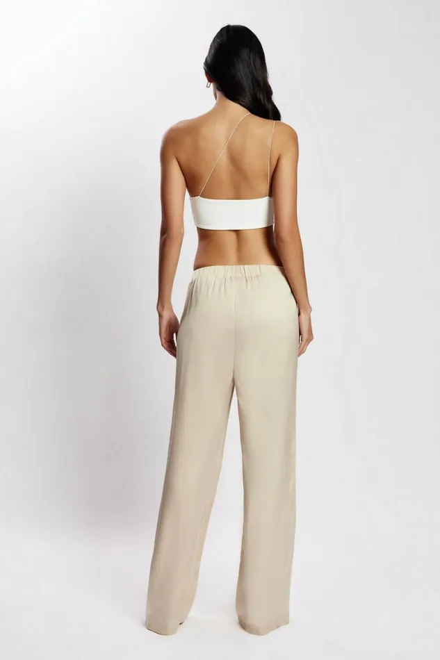 Women Meshki Tops Montana Ruched Cut Out Crop Top 8211 White Women Meshki Tops Montana Ruched Cut Out Crop Top 8211 White