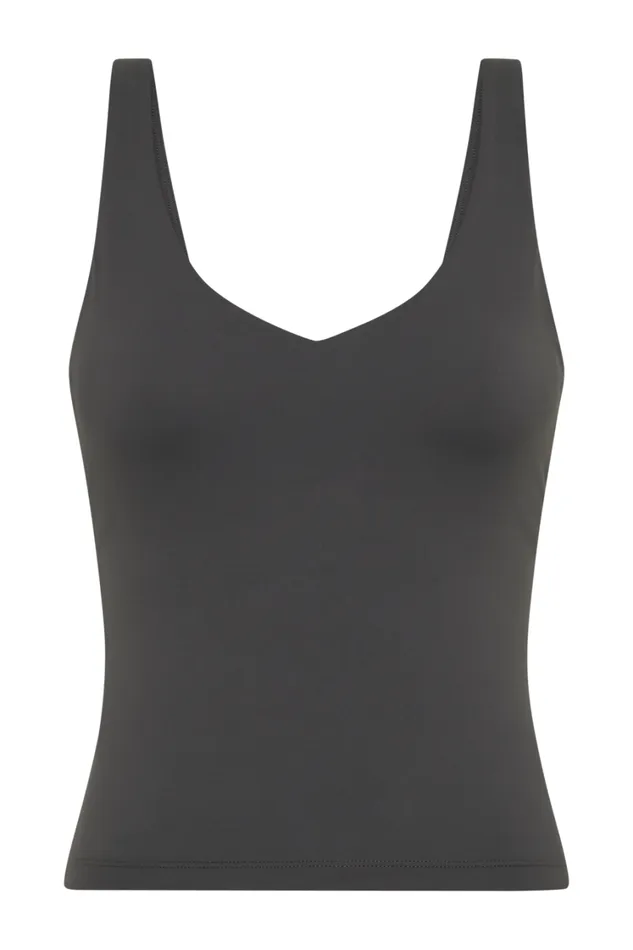Women Meshki Tops Nadine Yoga Top 8211 Charcoal
