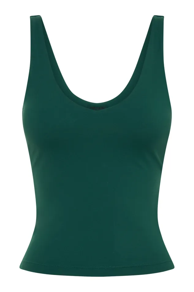 Women Meshki Tops Nadine Yoga Top 8211 Green
