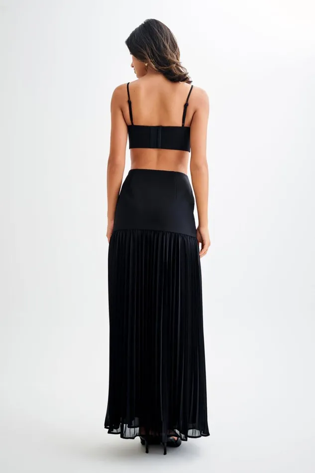 Women Meshki Tops Perry Suiting Crop Top 8211 Black