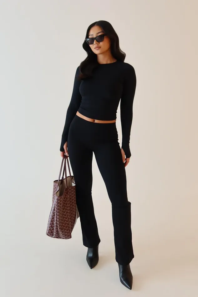 Women Meshki Tops Venus Long Sleeve Top 8211 Black Women Meshki Tops Venus Long Sleeve Top 8211 Black