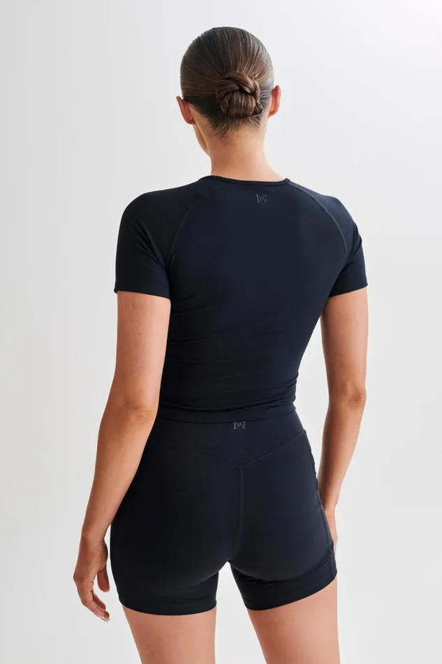 Women Meshki Tops Venus Short Sleeve Top 8211 Black