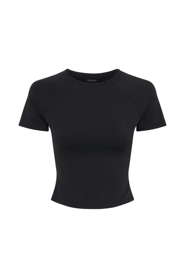 Women Meshki Tops Venus Short Sleeve Top 8211 Black