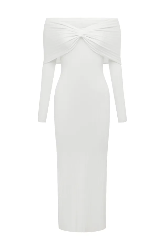 Women Midi Dresses Runaway The Label AIRILIE MIDI DRESS White