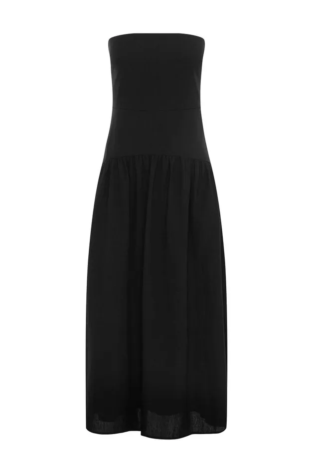 Women Midi Dresses Runaway The Label DANICA MIDI DRESS Black