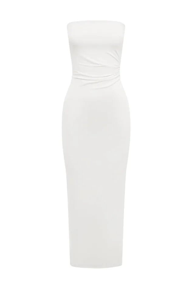 Women Midi Dresses Runaway The Label EDDIE MIDI DRESS White