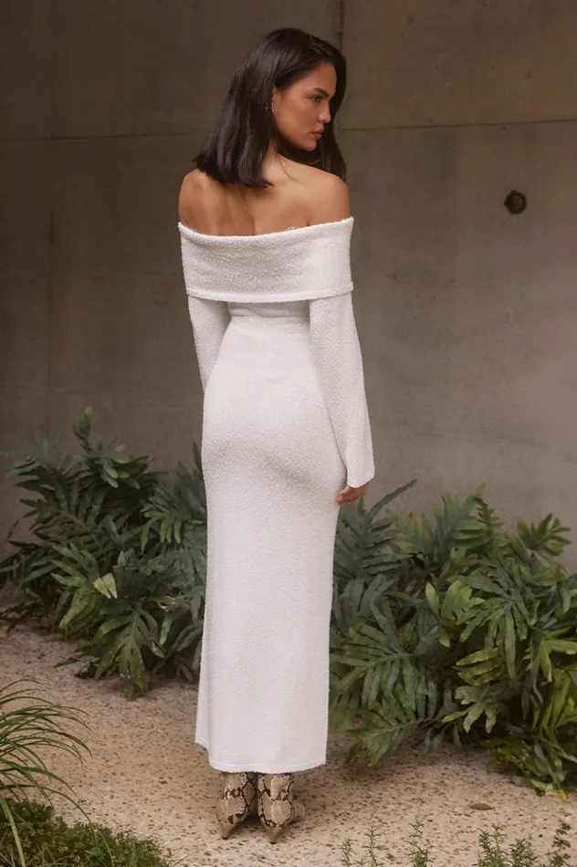 Women Midi Dresses Runaway The Label ESTIE MIDI DRESS White
