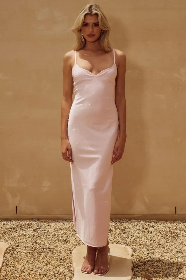 Women Midi Dresses Runaway The Label KALINA MIDI DRESS Musk