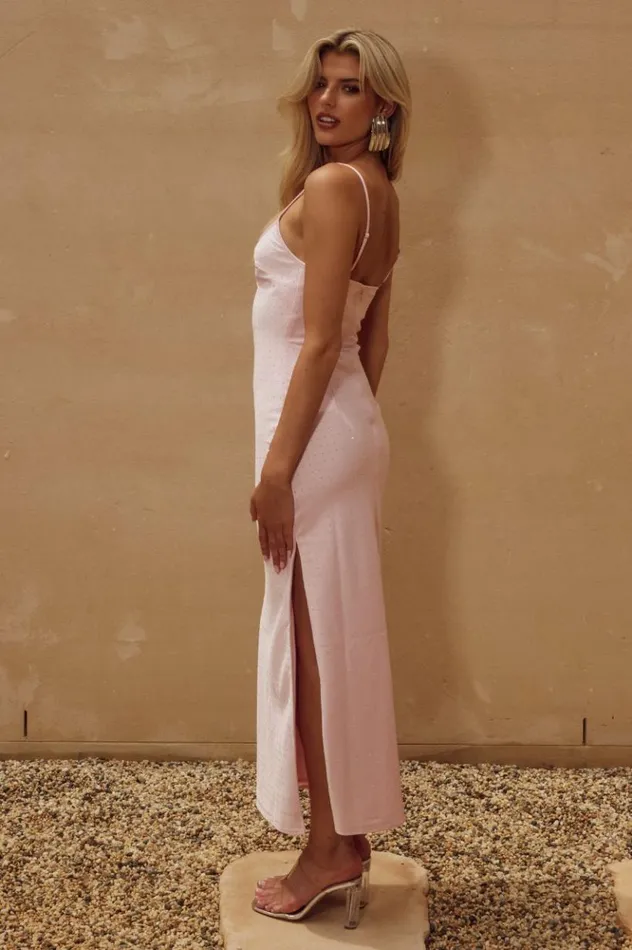 Women Midi Dresses Runaway The Label KALINA MIDI DRESS Musk