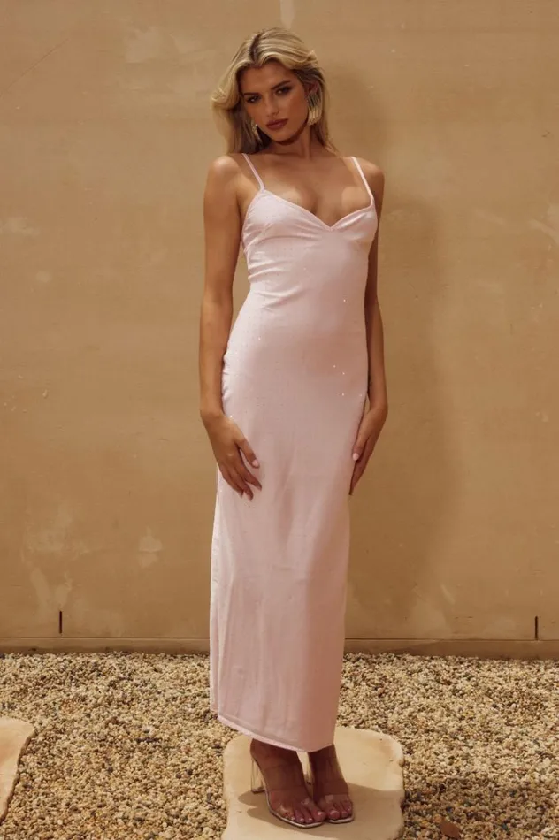 Women Midi Dresses Runaway The Label KALINA MIDI DRESS Musk