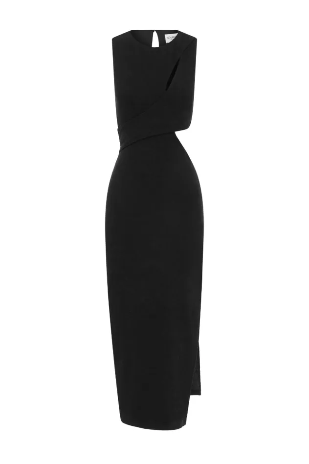 Women Midi Dresses Runaway The Label Misty Midi Dress Black Women Midi Dresses Runaway The Label Misty Midi Dress Black
