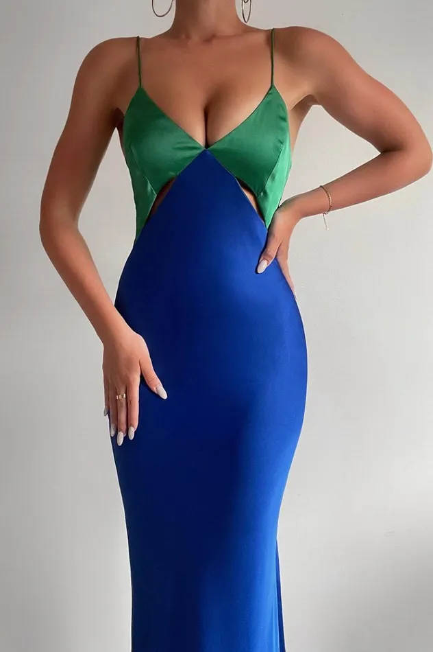 Women Midi Dresses Runaway The Label Nico Slip Dress Greenroyal Women Midi Dresses Runaway The Label Nico Slip Dress Greenroyal