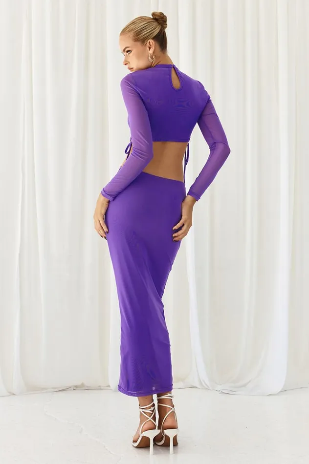 Women Midi Dresses Runaway The Label VILLA MIDI DRESS Purple Women Midi Dresses Runaway The Label VILLA MIDI DRESS Purple