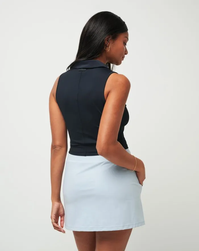 Women MIDLINE MOVEKNIT POLO Black TravisMathew Polos