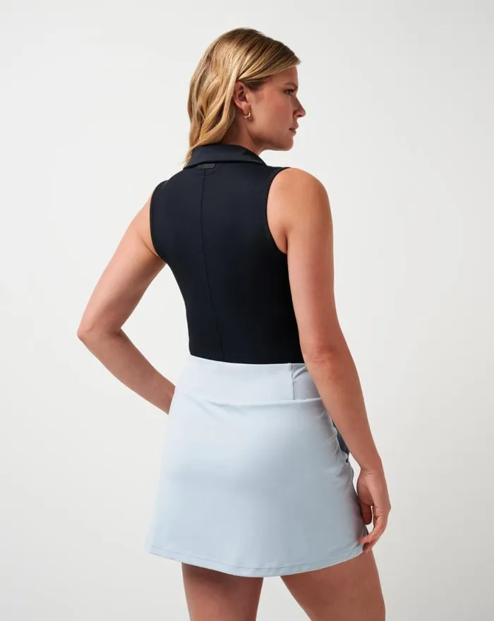 Women MIDLINE MOVEKNIT POLO Black TravisMathew Polos