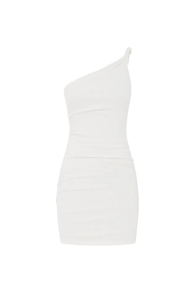 Women Mini Dresses Runaway The Label BEAU MINI DRESS White
