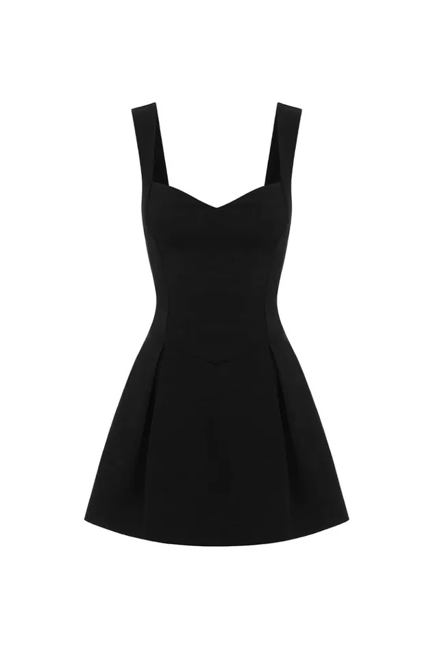 Women Mini Dresses Runaway The Label BETHANI MINI DRESS Black