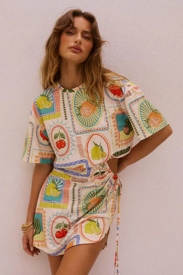 Women Mini Dresses Runaway The Label BRIZZIE MINI DRESS Agata Print