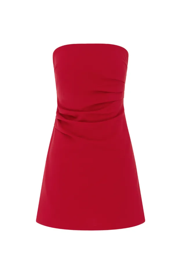 Women Mini Dresses Runaway The Label CAIRO MINI DRESS Cherry Red
