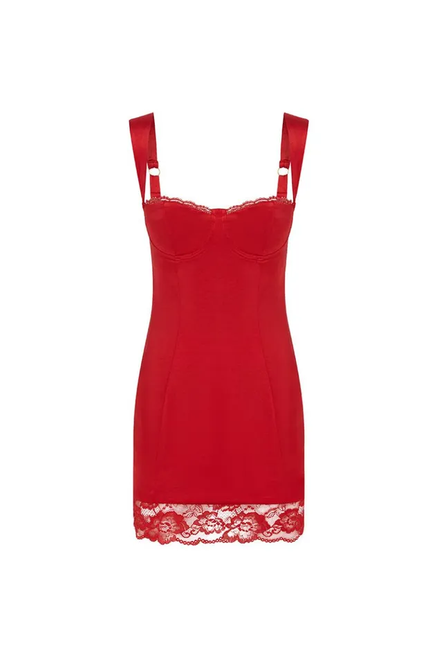 Women Mini Dresses Runaway The Label CLAUDELLE MINI DRESS Red