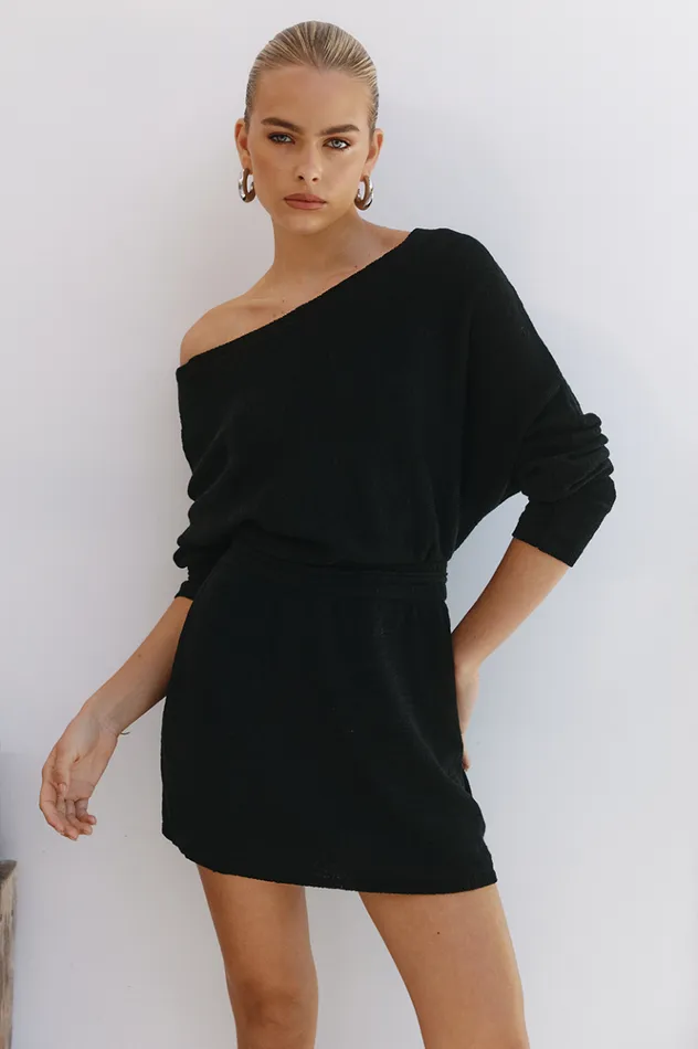 Women Mini Dresses Runaway The Label FLORIDA MINI DRESS Black