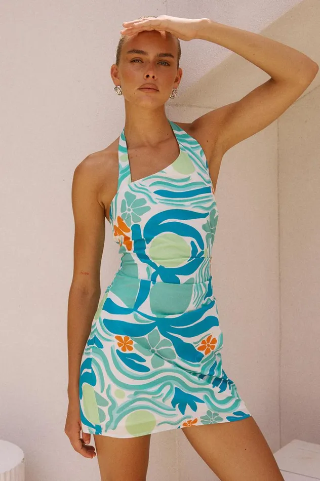 Women Mini Dresses Runaway The Label MONTERO MINI DRESS Montero Print