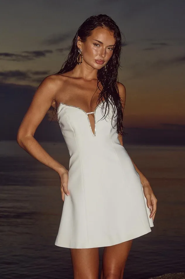 Women Mini Dresses Runaway The Label SEPHORA MINI DRESS Ivory
