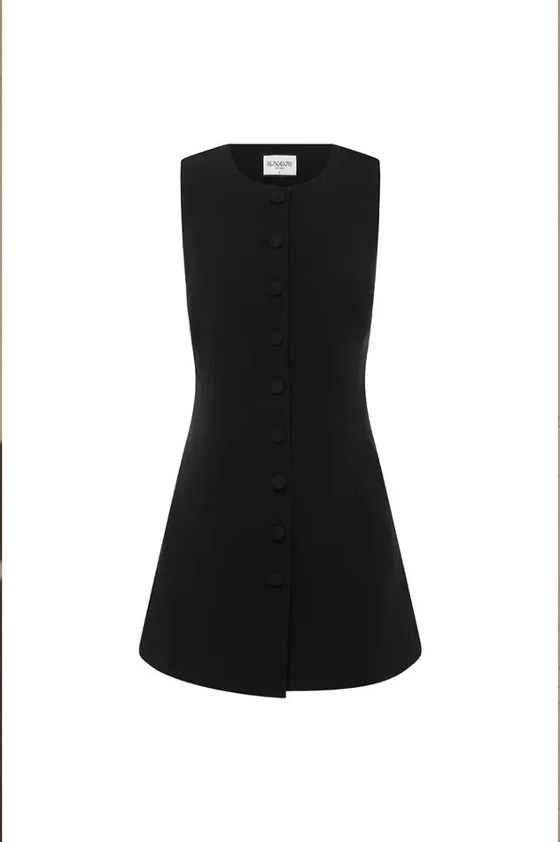 Women Mini Dresses Runaway The Label TYLA MINI DRESS Black