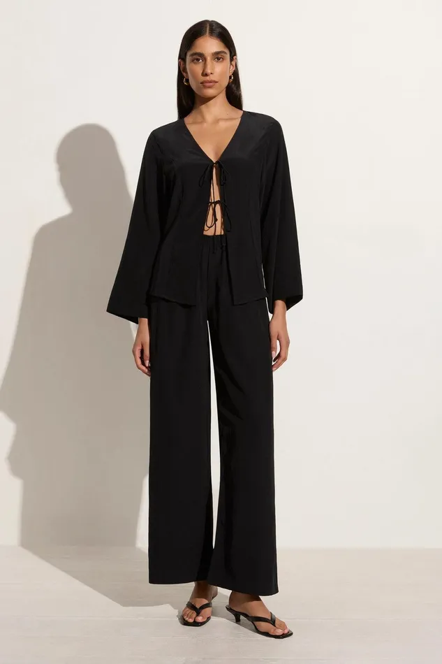 Women Monforte Pant Black Faithfull The Brand Pants