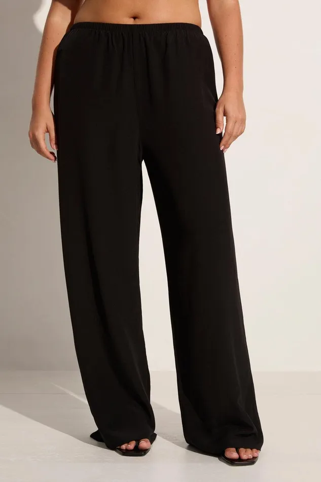 Women Monforte Pant Black Faithfull The Brand Pants Women Monforte Pant Black Faithfull The Brand Pants
