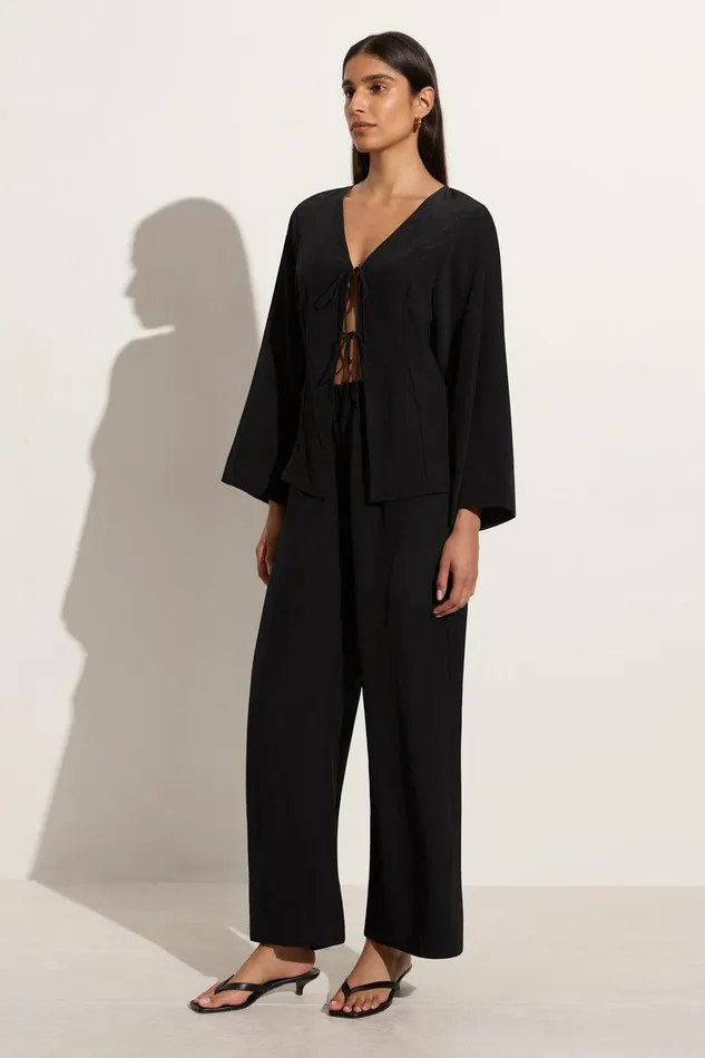 Women Monforte Pant Black Faithfull The Brand Pants Women Monforte Pant Black Faithfull The Brand Pants