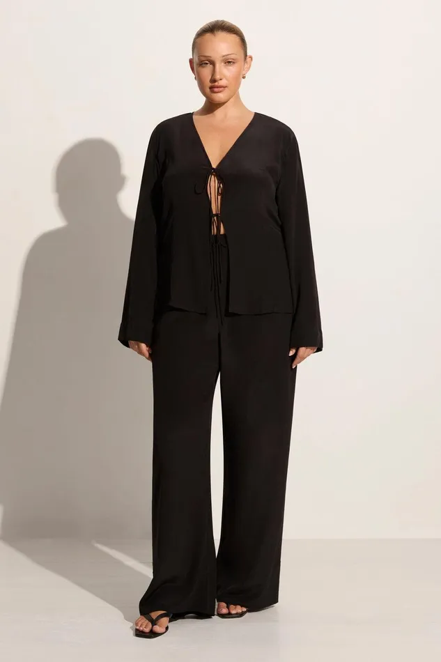 Women Monforte Pant Black Faithfull The Brand Pants Women Monforte Pant Black Faithfull The Brand Pants