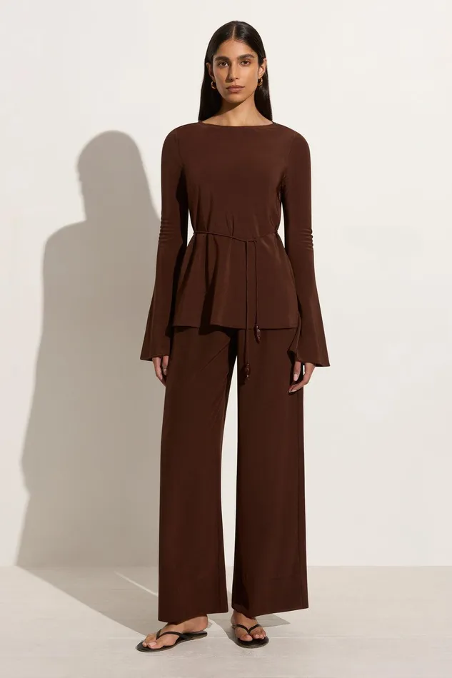 Women Monforte Pant Cioccolato Faithfull The Brand Pants