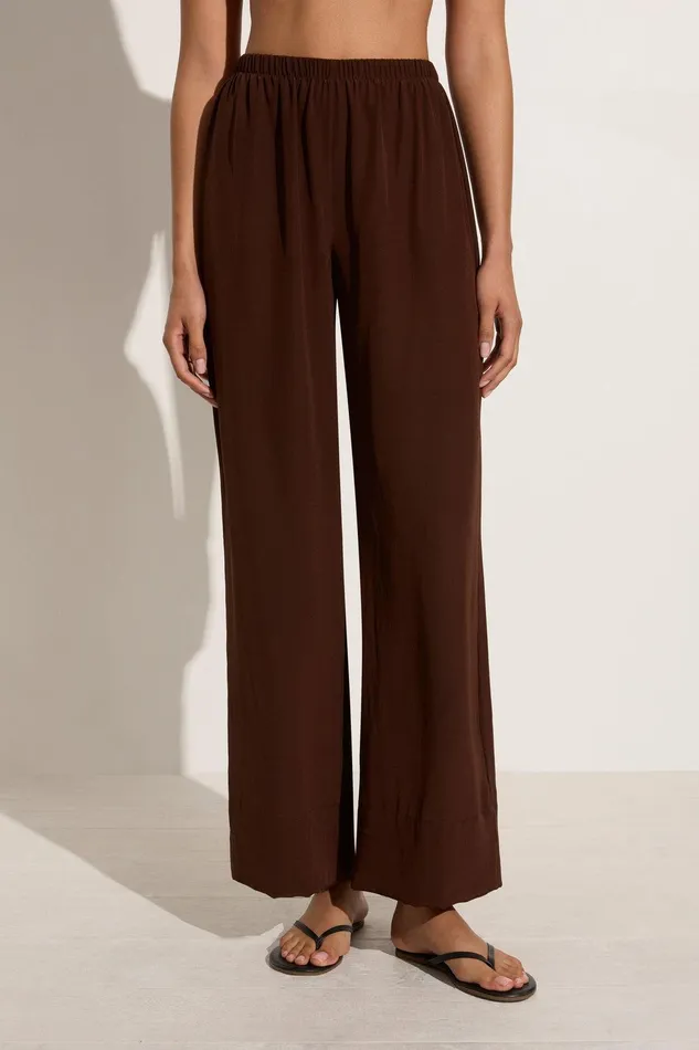 Women Monforte Pant Cioccolato Faithfull The Brand Pants Women Monforte Pant Cioccolato Faithfull The Brand Pants