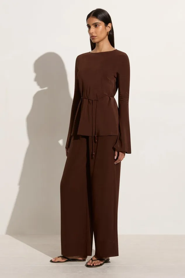 Women Monforte Pant Cioccolato Faithfull The Brand Pants Women Monforte Pant Cioccolato Faithfull The Brand Pants