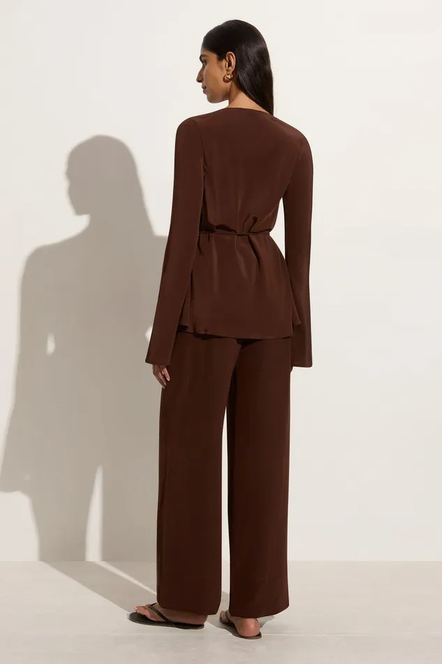 Women Monforte Pant Cioccolato Faithfull The Brand Pants Women Monforte Pant Cioccolato Faithfull The Brand Pants