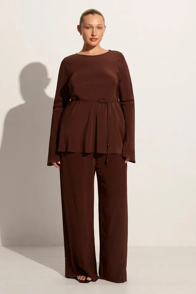 Women Monforte Pant Cioccolato Faithfull The Brand Pants Women Monforte Pant Cioccolato Faithfull The Brand Pants