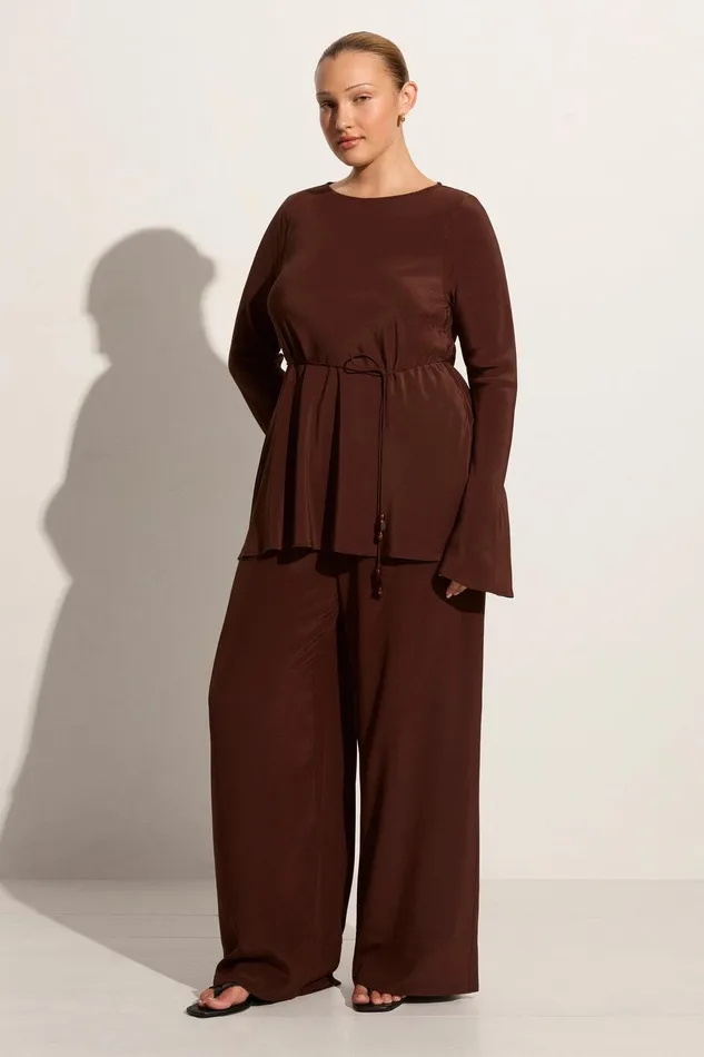 Women Monforte Pant Cioccolato Faithfull The Brand Pants Women Monforte Pant Cioccolato Faithfull The Brand Pants