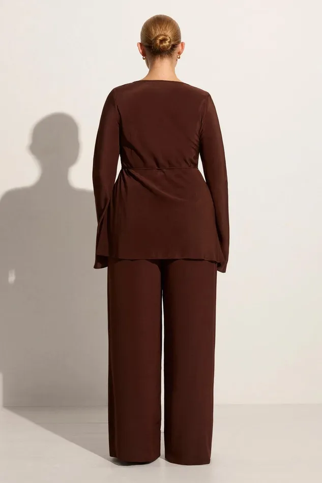 Women Monforte Pant Cioccolato Faithfull The Brand Pants Women Monforte Pant Cioccolato Faithfull The Brand Pants