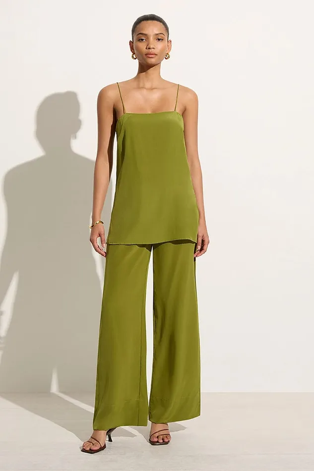 Women Monforte Pant Palm Green 8211 Final Sale Faithfull The Brand Pants
